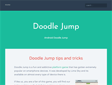 Tablet Screenshot of doodle-jump.com